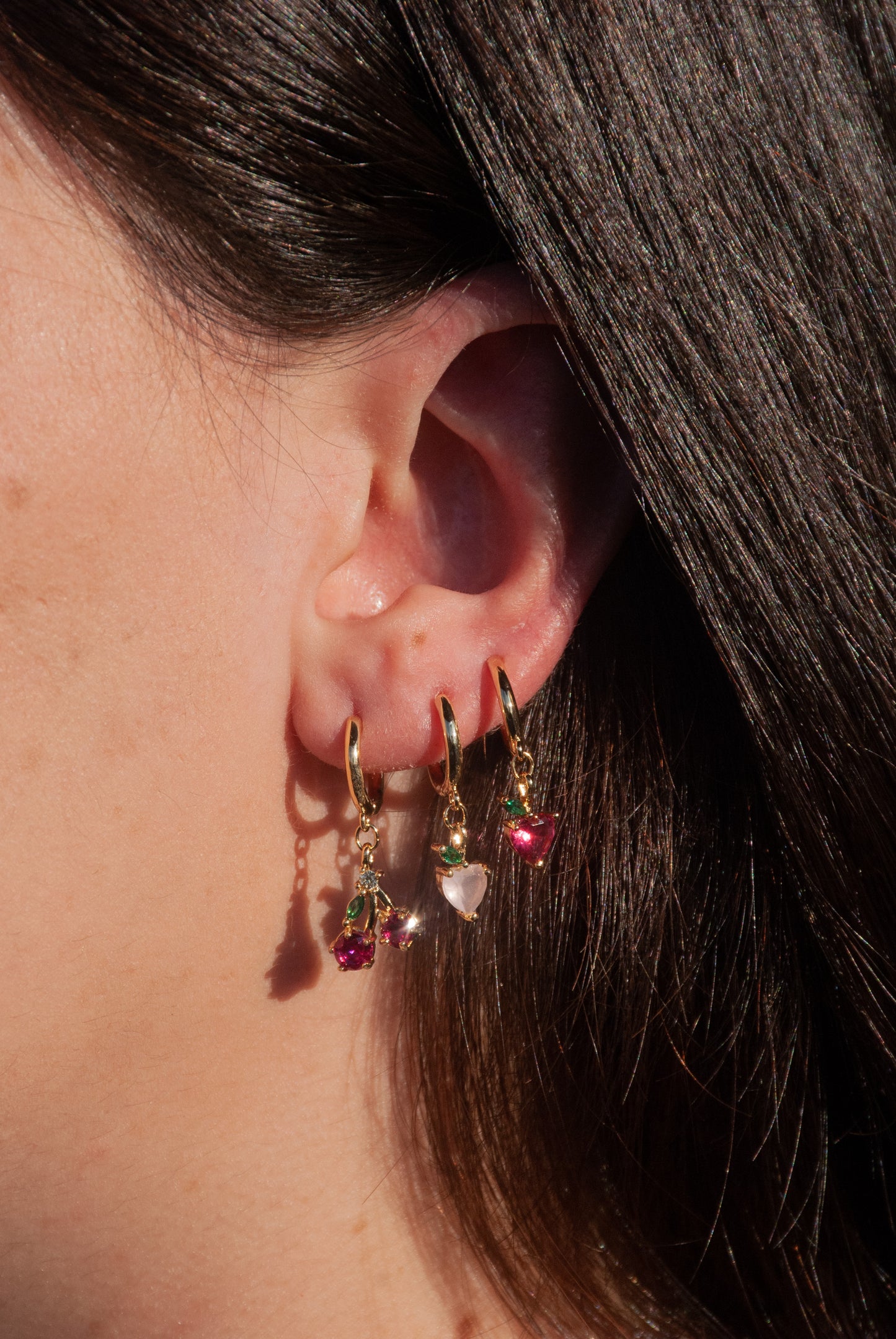 Cherry Drop Earrings