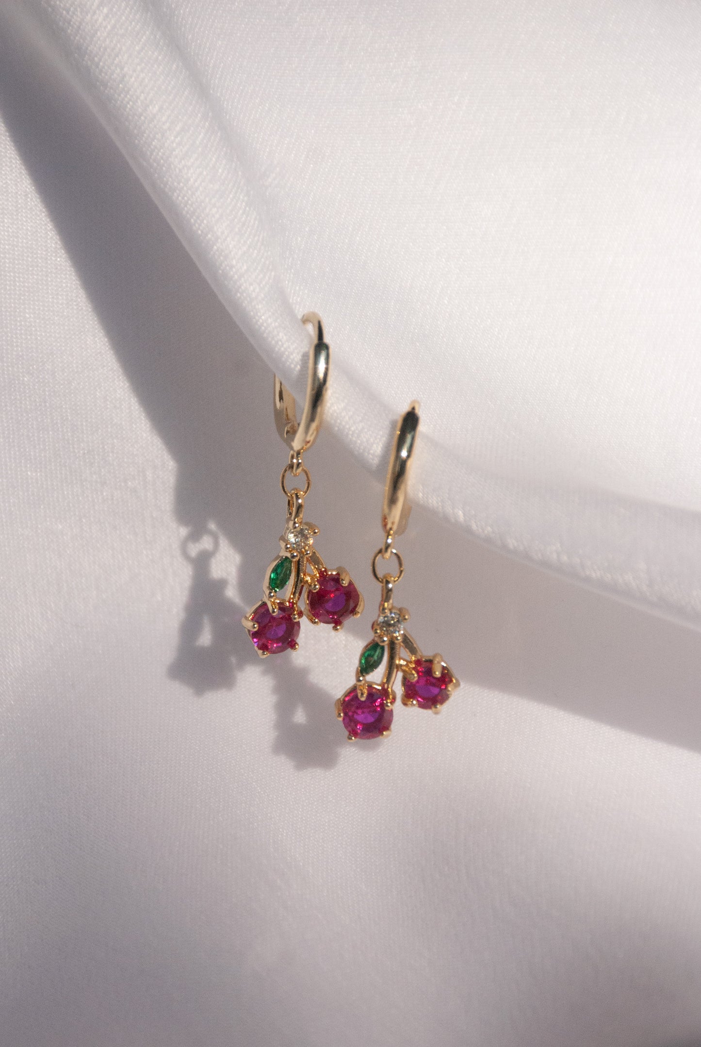 Cherry Drop Earrings