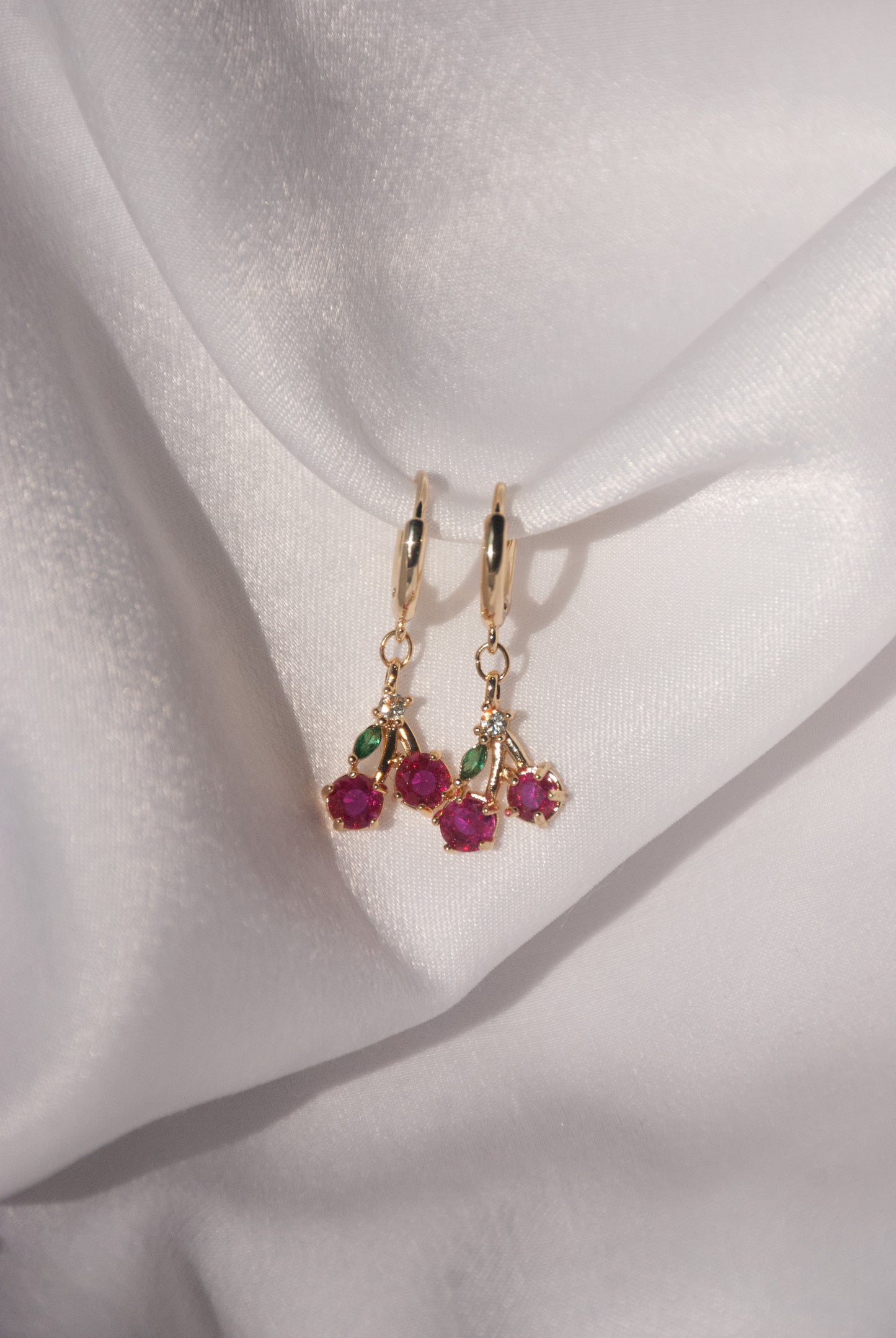 Cherry Drop Earrings