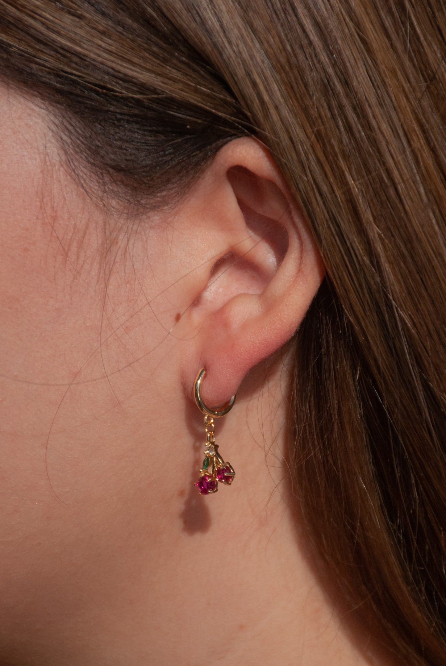 Cherry Drop Earrings